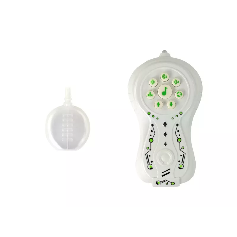 LEAN TOYS Grande ragno RC radiocomandato a batterie, bianco e grigio