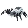 LEAN TOYS Grande ragno RC radiocomandato a batterie, bianco e grigio