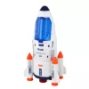 LEAN TOYS Grande set spaziale UFO razzi rover veicoli astronave alieno 8 pezzi