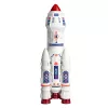 LEAN TOYS Grande set spaziale UFO razzi rover veicoli astronave alieno 8 pezzi