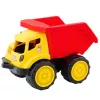 LEAN TOYS grande dumper per bambini veicolo da sabbia rosso-giallo