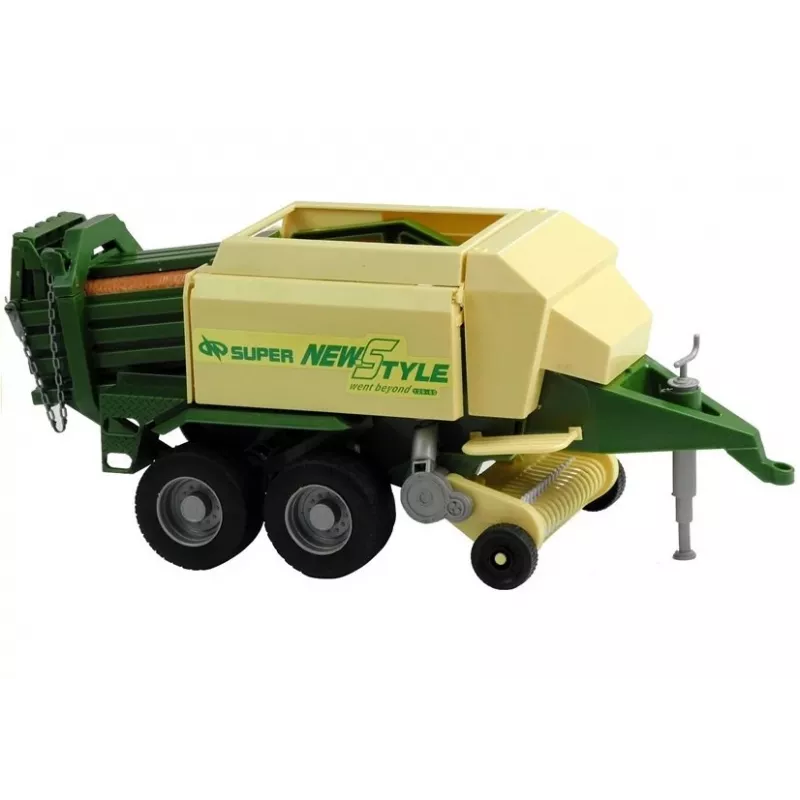 LEAN TOYS grande trattore con rimorchio, macchina agricola, 65 cm