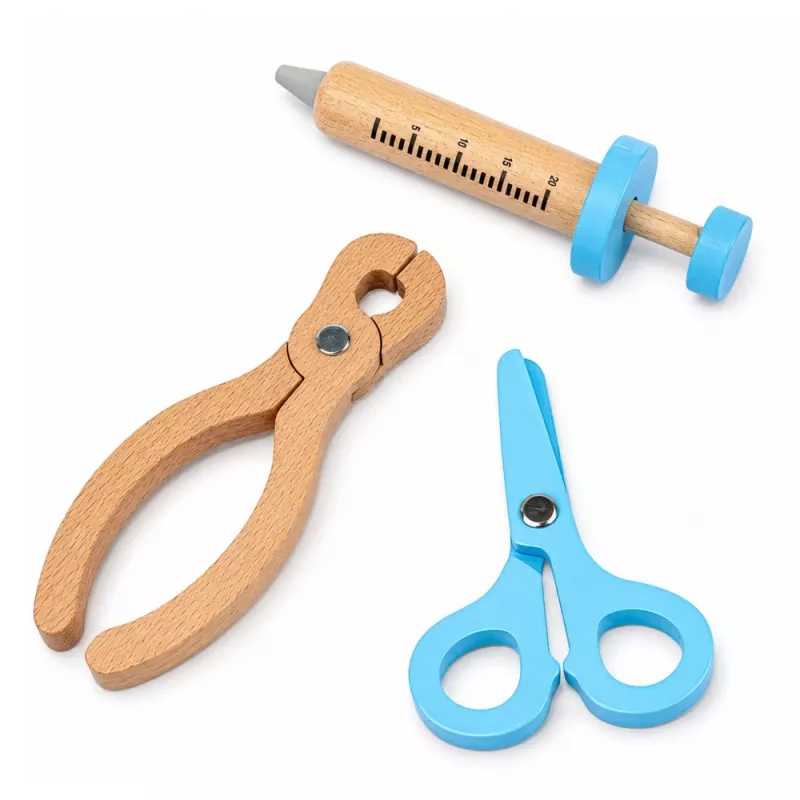 LEAN TOYS Set piccolo dottore - strumenti medici - accessori realistici - 36 pezzi