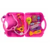 LEAN TOYS piccolo set dottore valigetta rosa stetoscopio