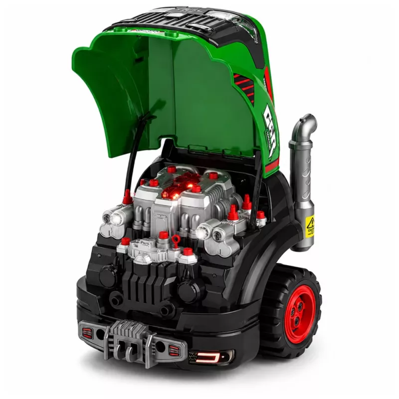 LEAN TOYS Little Handyman trattore smontabile con luci, suoni e vapore