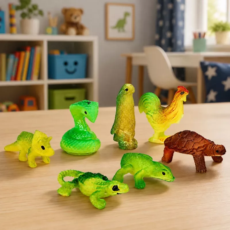 LEAN TOYS Magic Egg Dinosauro che schiude in acqua uovo bianco 6,5 cm