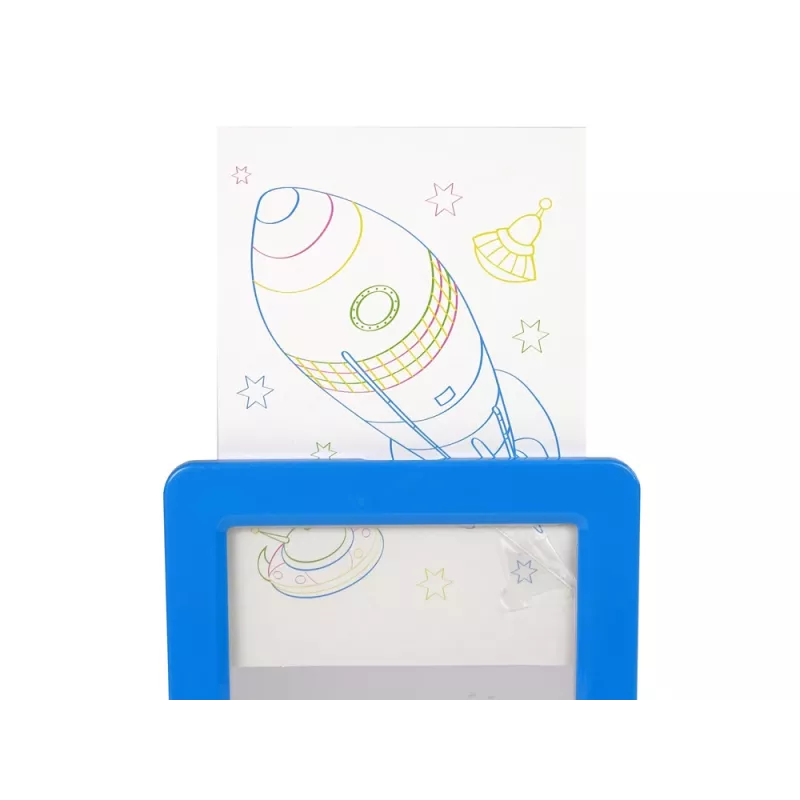 LEAN TOYS Lavagna 3D magica illuminata occhiali blu