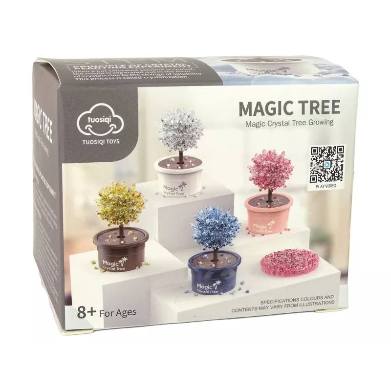 LEAN TOYS Magic Tree Cristallo in crescita Argento Esperienze