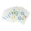 LEAN TOYS Lavagna magnetica 100 perline gialle