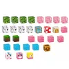 LEAN TOYS Blocchi magnetici set da 50 pezzi – cubi 3D pixel unicorno, plastica ABS, gioco creativo da costruzione