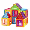 LEAN TOYS set costruzioni magnetiche, 70 pezzi – giocattolo didattico STEM con potenti magneti al neodimio, plastica ABS multicolore, sicuro e durevole per bambini da 3 anni