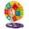LEAN TOYS set costruzioni magnetiche, 70 pezzi – giocattolo didattico STEM con potenti magneti al neodimio, plastica ABS multicolore, sicuro e durevole per bambini da 3 anni