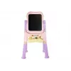 LEAN TOYS Lavagna magnetica blu e rossa con accessori