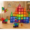 LEAN TOYS blocchi magnetici da costruzione pannelli 3D creativi STEM colorati 100 pezzi