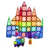 LEAN TOYS blocchi magnetici da costruzione pannelli 3D creativi STEM colorati 100 pezzi