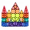 LEAN TOYS Blocchi magnetici da costruzione 3D pannelli creativi STEM colorati 73 pezzi