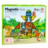 LEAN TOYS blocchi magnetici da costruzione animali selvatici giungla ZOO 52 pezzi