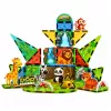 LEAN TOYS blocchi magnetici da costruzione animali selvatici giungla ZOO 52 pezzi