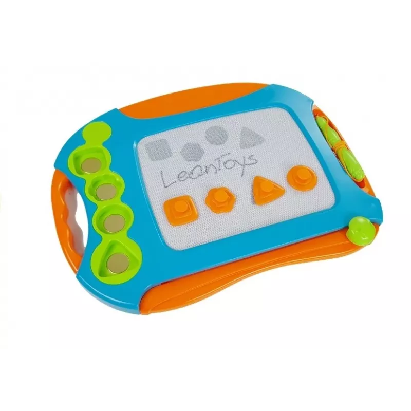 LEAN TOYS lavagna magnetica con timbri geometrici