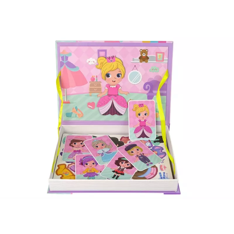 LEAN TOYS Libro puzzle magnetico costumi da travestimento