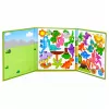 Libro puzzle magnetico LEAN TOYS dinosauri calamite colorate 30 pezzi