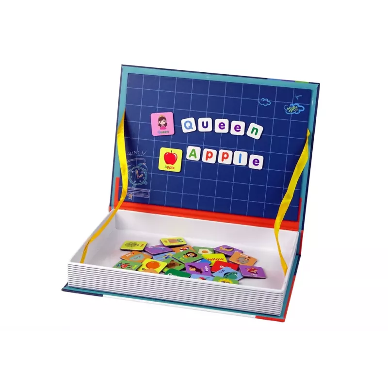 LEAN TOYS Libro puzzle magnetico alfabeto inglese immagini