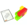 LEAN TOYS Cubo puzzle magnetico con carte double-sided 108 sfide