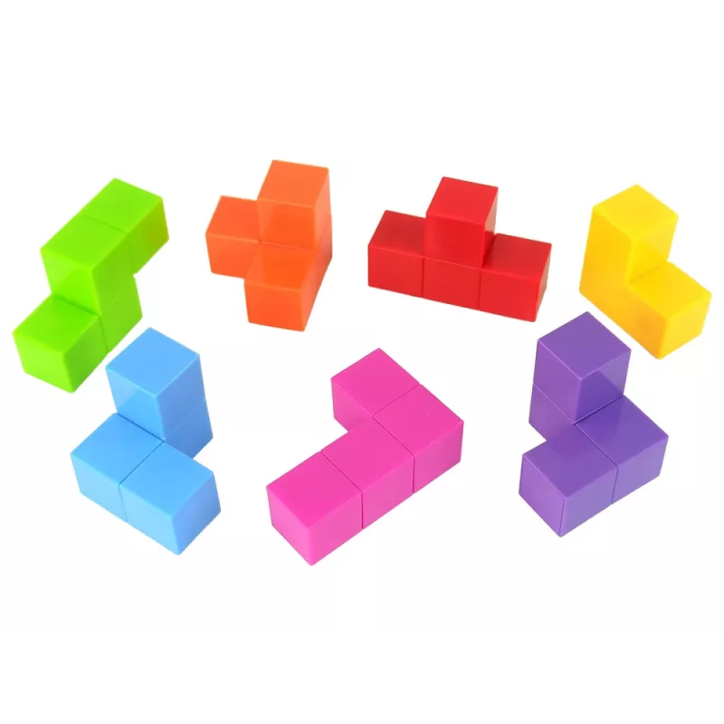 LEAN TOYS Cubo puzzle magnetico con carte double-sided 108 sfide