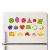 LEAN TOYS Puzzle magnetico frutta educativa 30 pezzi – magneti a forma di frutta per lavagne, whiteboard e frigoriferi