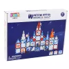 LEAN TOYS Mattoncini magnetici Space Windows 90 pezzi – Kit di costruzione STEM in plastica ABS