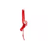 LEAN TOYS Mascotte peluche scimmia con cucciolo, rosso 70 cm