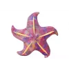 LEAN TOYS Mascotte peluche stella marina viola cuscino 20 cm