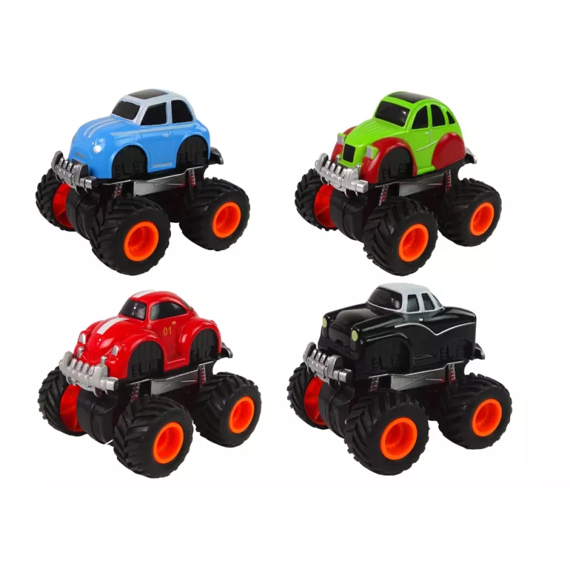 LEAN TOYS Auto in metallo ruote grandi design assortiti HXHG08