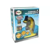 LEAN TOYS Microscopio per scienziato set didattico giallo 100x 400x 1200x