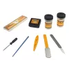 LEAN TOYS Microscopio per scienziato set didattico giallo 100x 400x 1200x