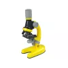 LEAN TOYS Microscopio per scienziato set didattico giallo 100x 400x 1200x