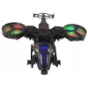LEAN TOYS Elicottero militare con grandi pale, luci, suono e rotazione