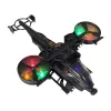 LEAN TOYS Elicottero militare con grandi pale, luci, suono e rotazione
