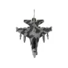 LEAN TOYS Jet militare aereo da combattimento RC radiocomandato grigio luci