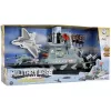 LEAN TOYS Set militare nave da guerra esercito cannoni luci suoni