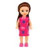LEAN TOYS mini set bambole con registratore di cassa, venditrice, hamburger, accessori gelato