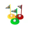LEAN TOYS Set mini golf per bambini, mazze, 12 pezzi