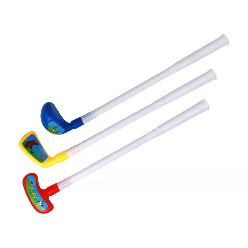 LEAN TOYS Set mini golf per bambini, mazze, 12 pezzi