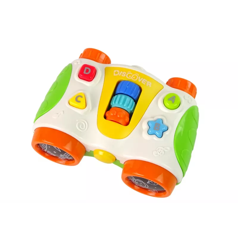 LEAN TOYS binocolo interattivo multifunzionale per neonati telescopio baby