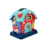 LEAN TOYS Fattoria musicale con animali e suoni della fattoria rosa