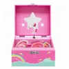 LEAN TOYS Carillon portagioie unicorno rotante rosa