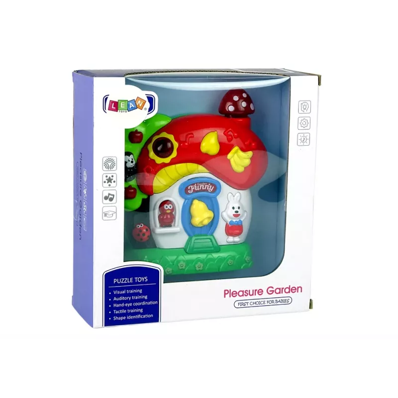 LEAN TOYS Casa delle bambole musicale per neonati Animali