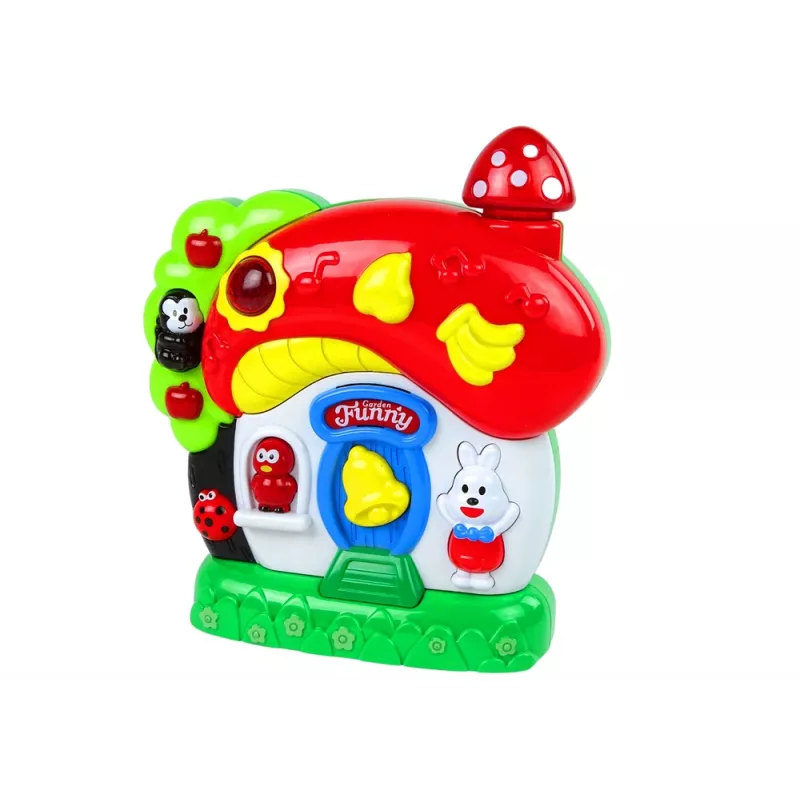 LEAN TOYS Casa delle bambole musicale per neonati Animali
