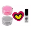 LEAN TOYS Set smalto con dispenser e smalto glitter