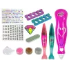LEAN TOYS Set nail art penne per unghie glitter diamanti